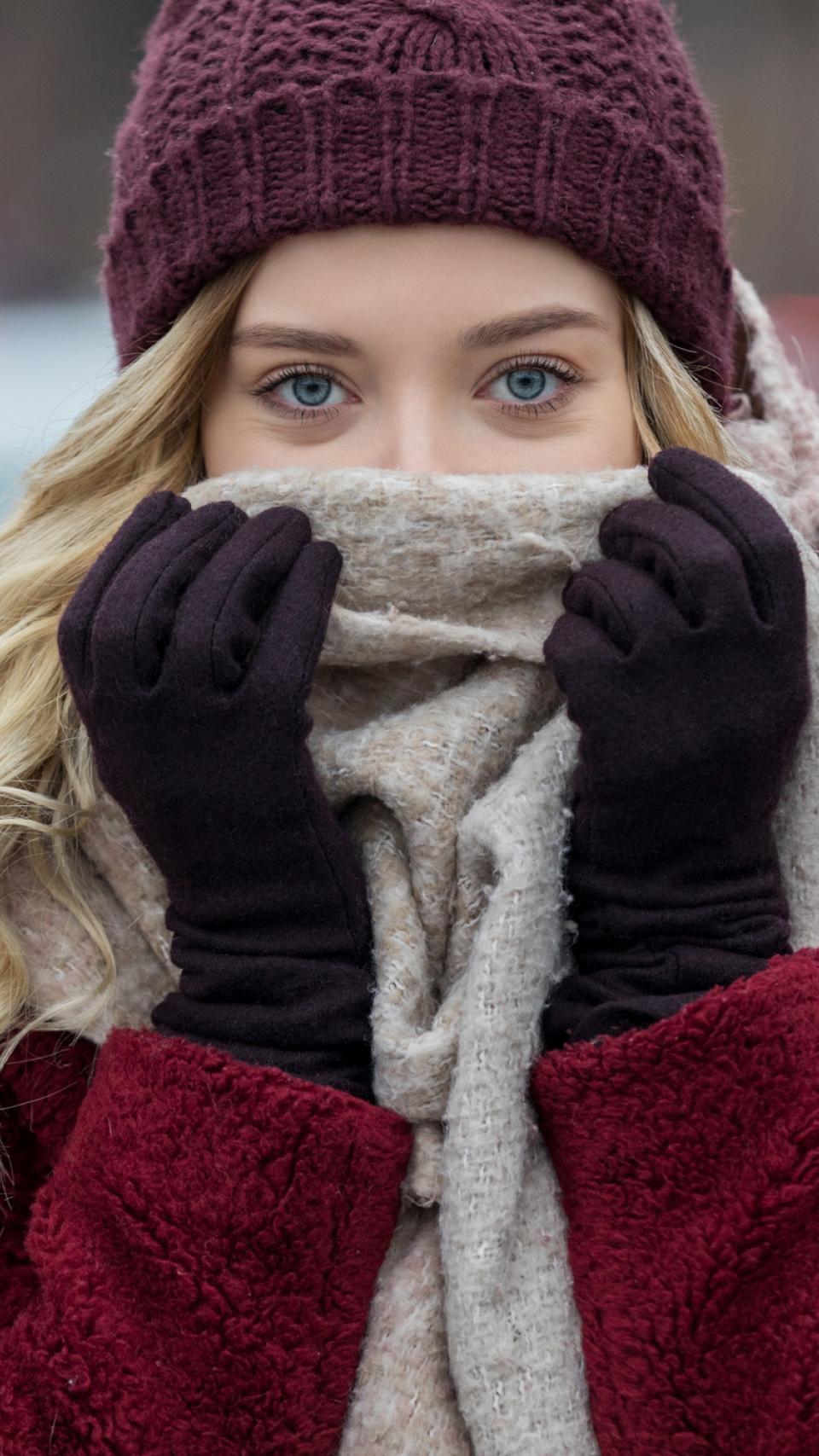 Natrual Spun Wool Scarf 